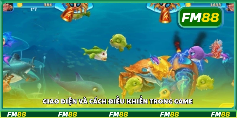 Cách sử dụng các nút thao tác trong Bắn Cá FM88