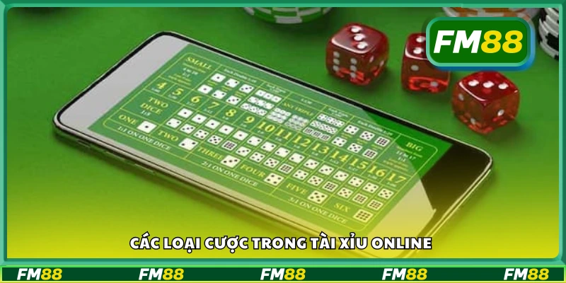Một số loại cược trong Tài Xỉu online