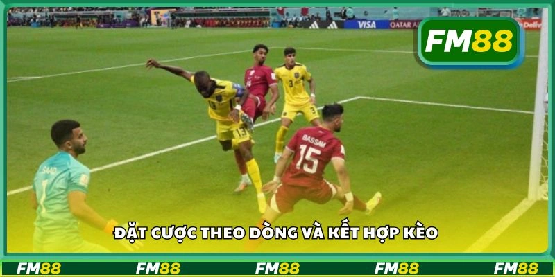 Đặt cược theo dòng và kết hợp kèo