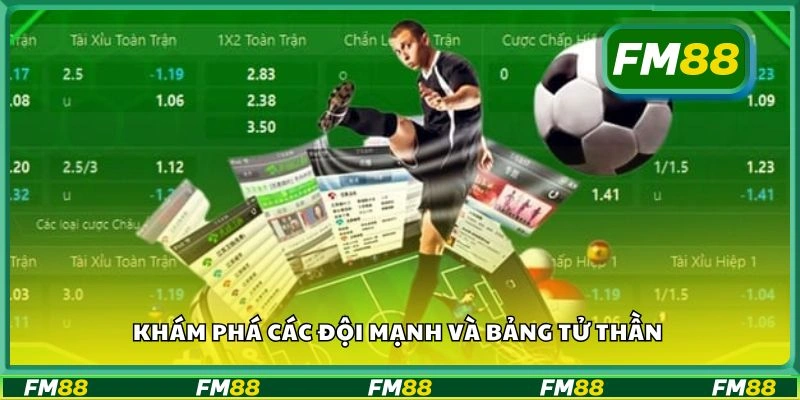 Khám phá các đội mạnh và bảng tử thần