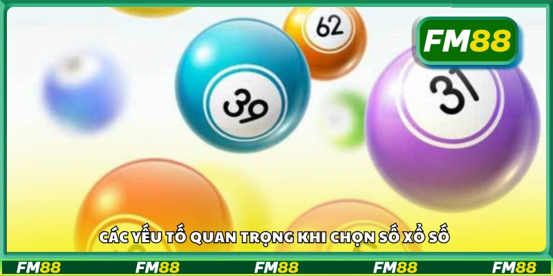 Những điều cần cân nhắc trước khi chọn số