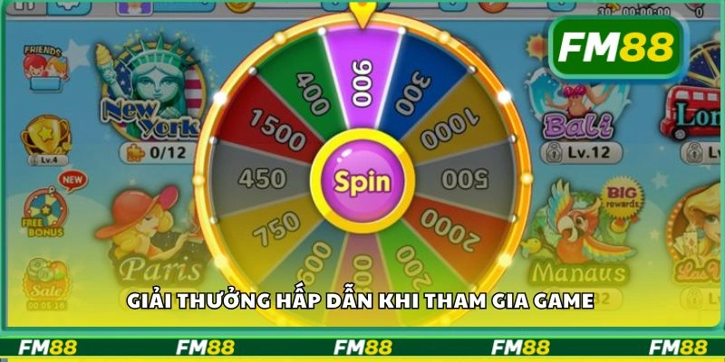 Giải thưởng hấp dẫn khi tham gia game
