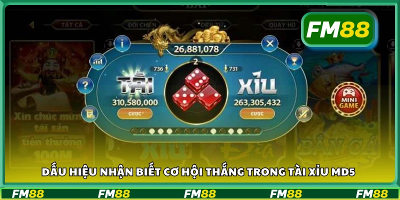 Cách nhận diện thời điểm vàng để đặt cược Tài Xỉu MD5