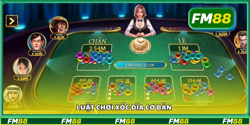 Quy tắc chơi xóc đĩa đơn giản và dễ hiểu