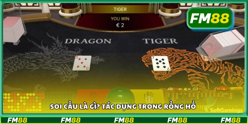 Giải thích khái niệm soi cầu trong trò chơi Rồng Hổ