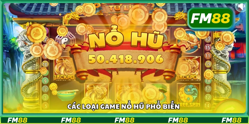 Phân loại các dòng slot game hiện nay